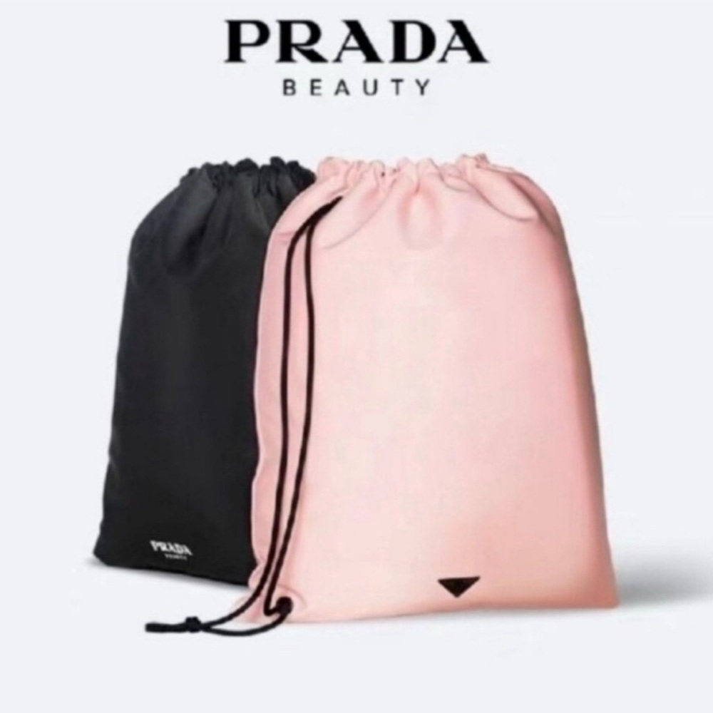 NEW PRADA BEAUTY GWP Drawstring Bag